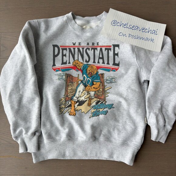 Retro Penn State Nittany Lions Football Sweatshirt Penn State University Shirt - Picture 1 of 2